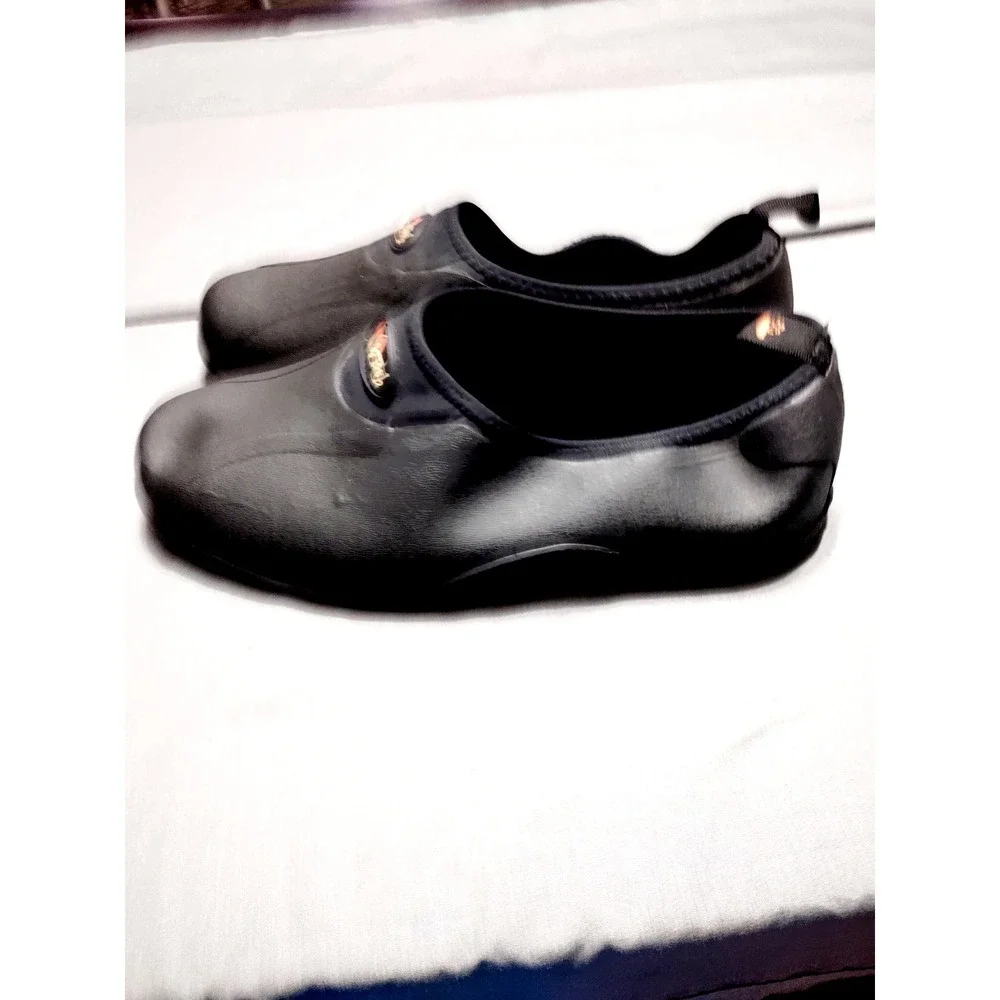 NWOT Tosh Overshoe Pull On Galosh 11-11.5 M Black Vulcanized Rubber (7164)‎